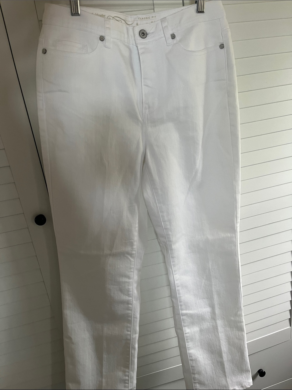 Coldwater Creek Straight-Leg White Women’s Jeans